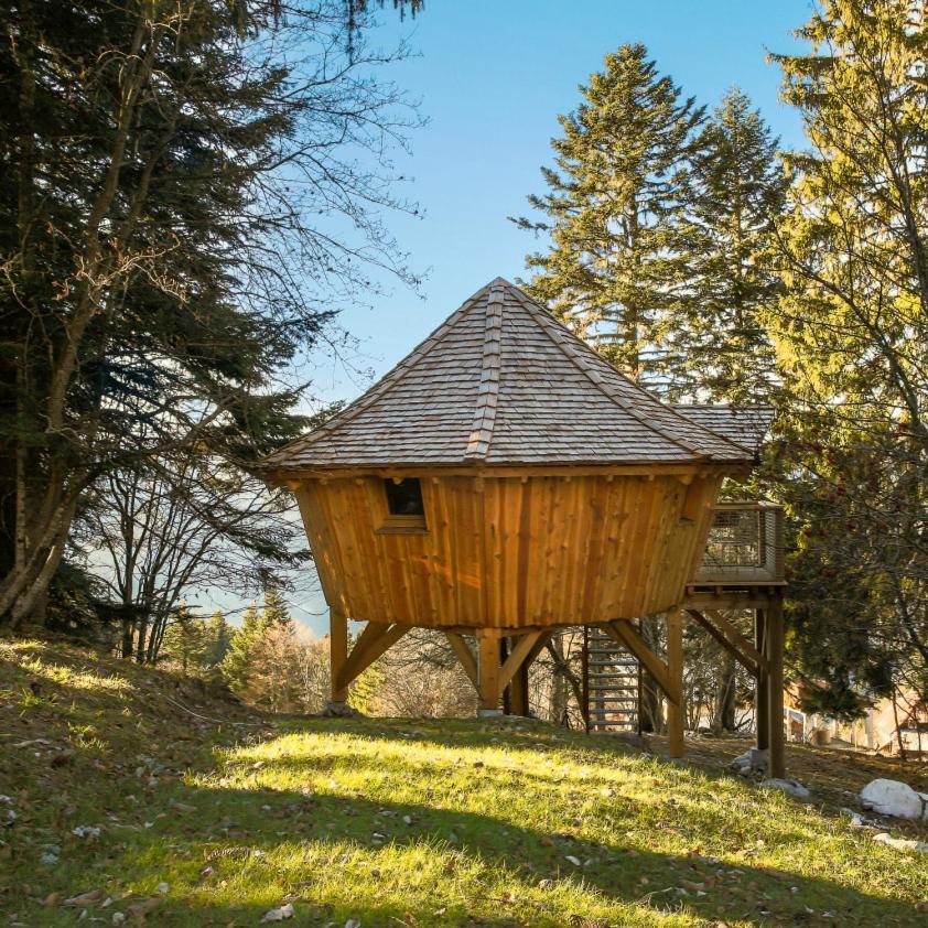 Cabanes Chartreuse Insolite - Cabane "La Bordee" サン・ピエール・ド・シャルトルーズ エクステリア 写真